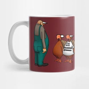 Funny Spectickles Thanksgiving Delicious Turkey Cartoon Humor Mug